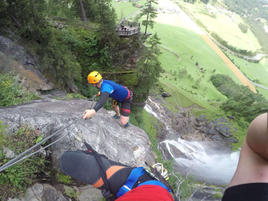 Klettersteig mit Aussichtsplattform